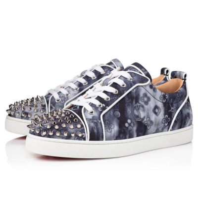 Zapatillas Louis Junior Spikes Orlato Christian Louboutin Hombre - Multicolor/Plateados - 1215166M03